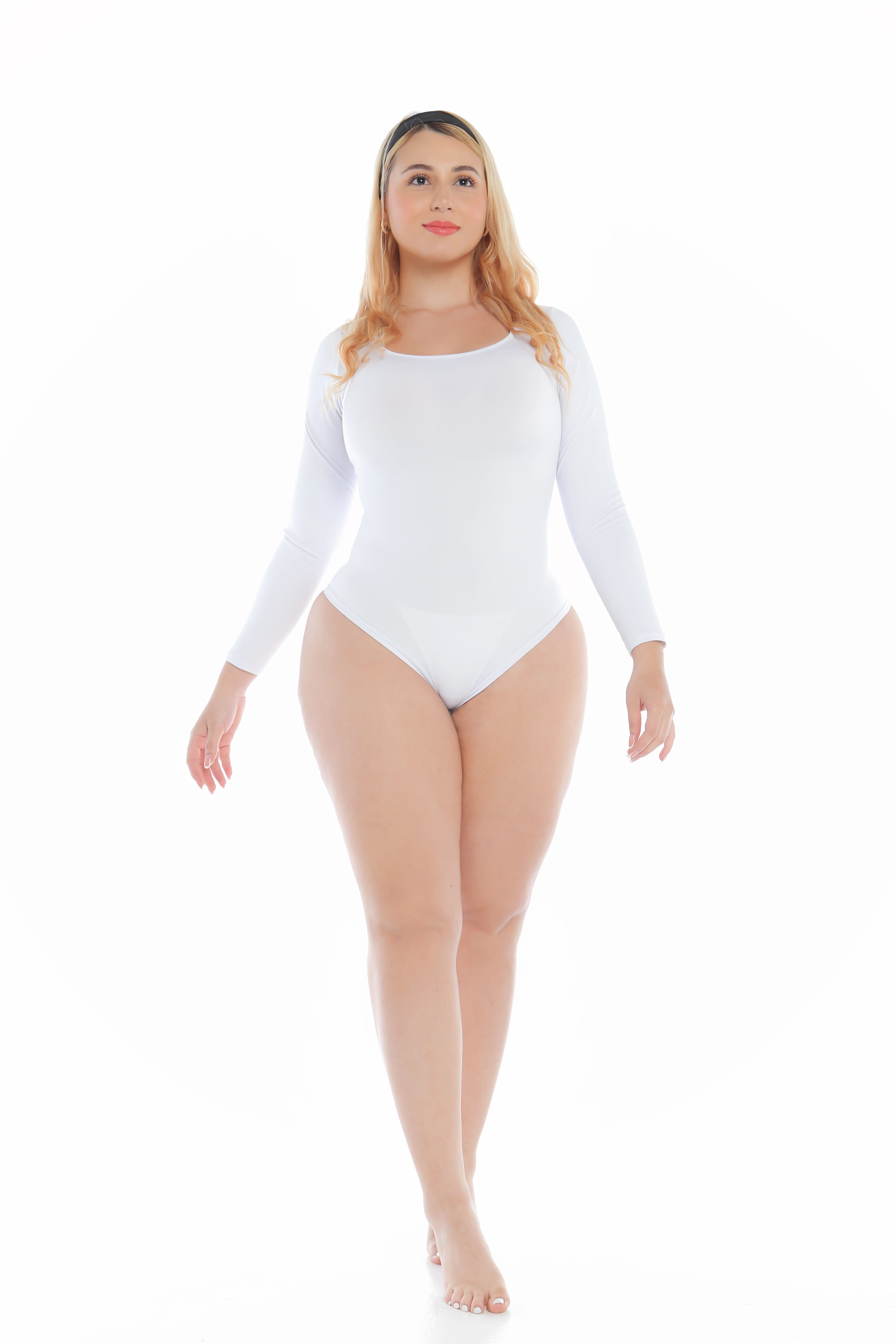 Body Manga Larga Suplex para Mujer
